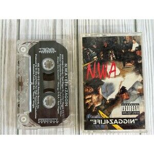 N.W.A.  "Niggaz4Life" Cassette Tape 1991 Ruthless Records MC Ren Dr. Dre Easy E
